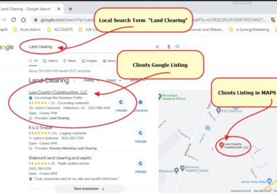 Clients Google Listing
